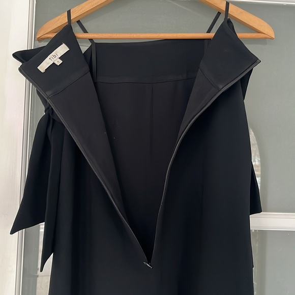 TIBI black off the shoulder bows dress, size 6 - Picture 10 of 13